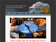 Tablet Screenshot of daysofnoahministries.org
